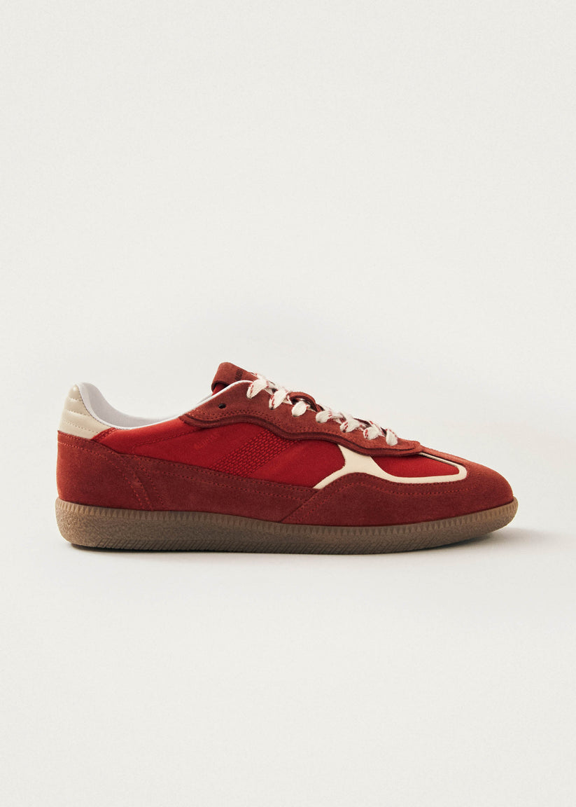 Alohas Tb.490 Rife Zapatillas de Cuero Rojo Brillante